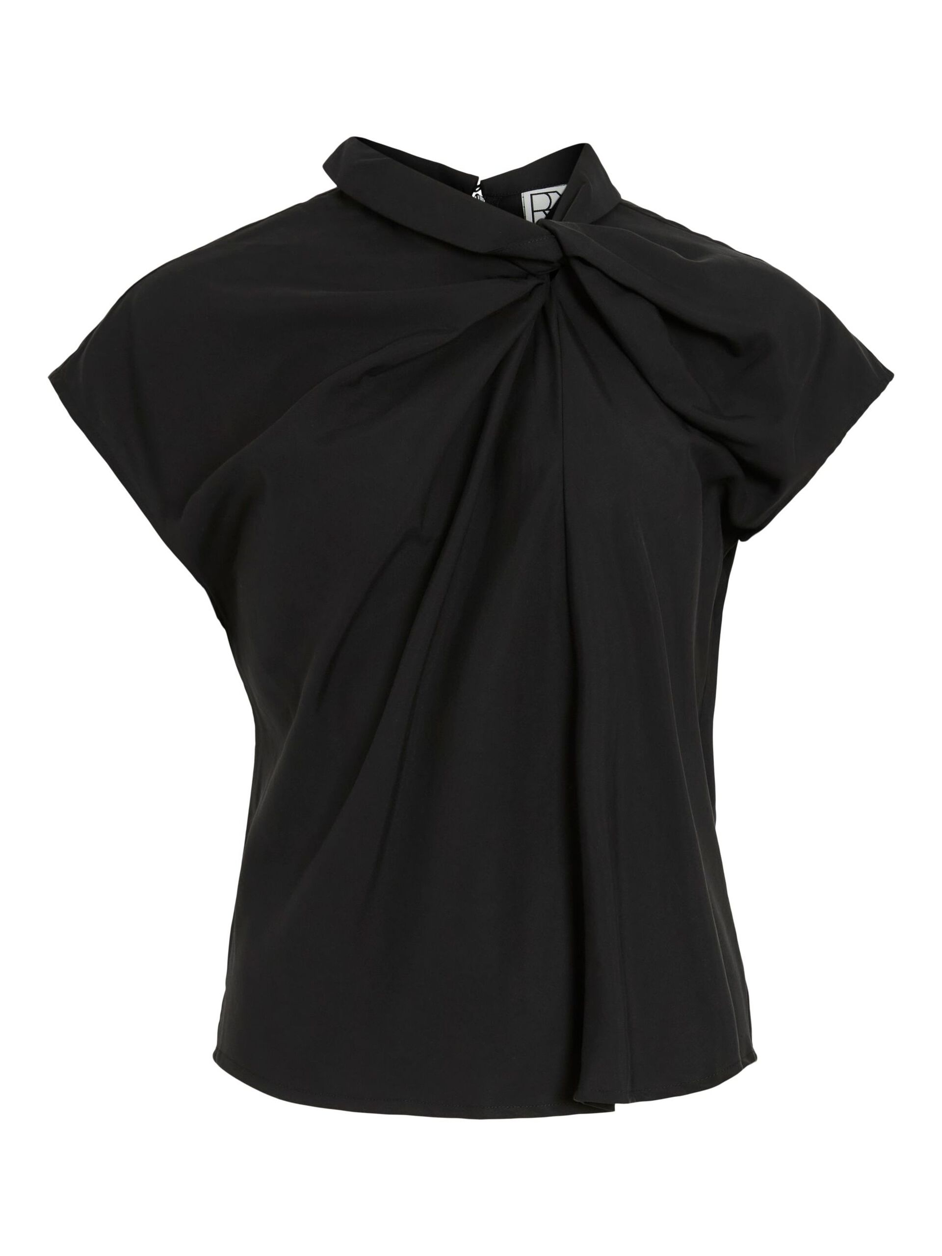 Carousel image - KNOT DETAIL SHORT SLEEVED TOP, Meteorite | 5