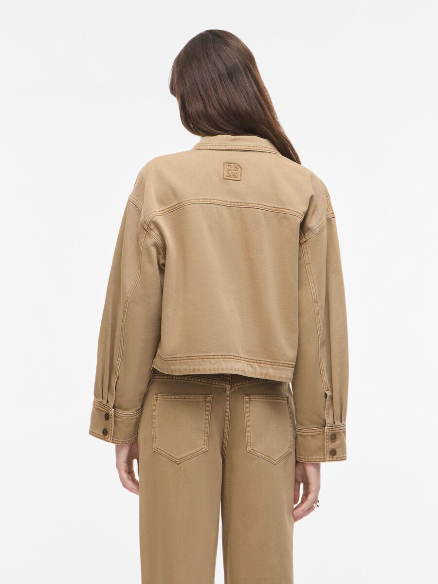 Carousel image - BUTTONED DENIM SHIRT, Dull Gold | 2