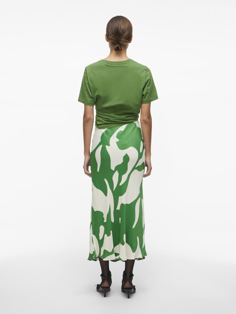 VILA HIGH WAIST MIDI SKIRT, Birch, highres - 14104882_Birch_1167423_004.jpg