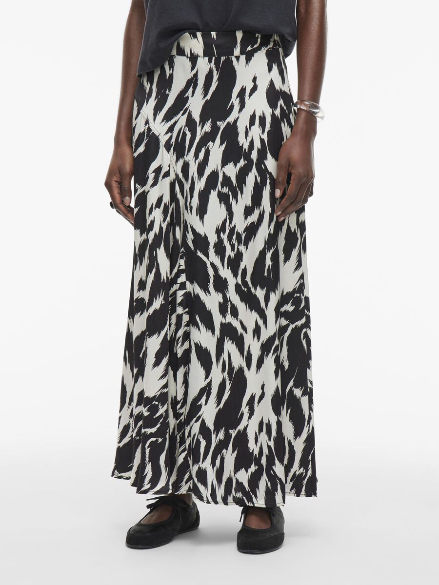 VILA HIGH WAIST MAXI SKIRT, Birch, highres - 14105941_Birch_1176314_003.jpg