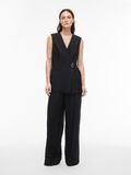Product image thumbnail - HIGH WAIST WIDE-LEG TROUSERS, Meteorite | 4