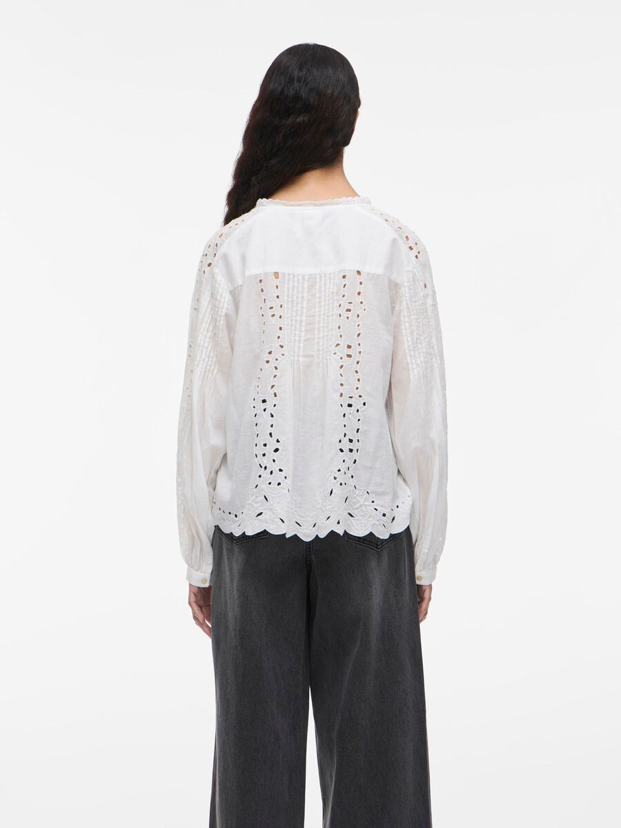 VILA COTTON LONG SLEEVED SHIRT, Cloud Dancer, highres - 14107753_CloudDancer_004.jpg