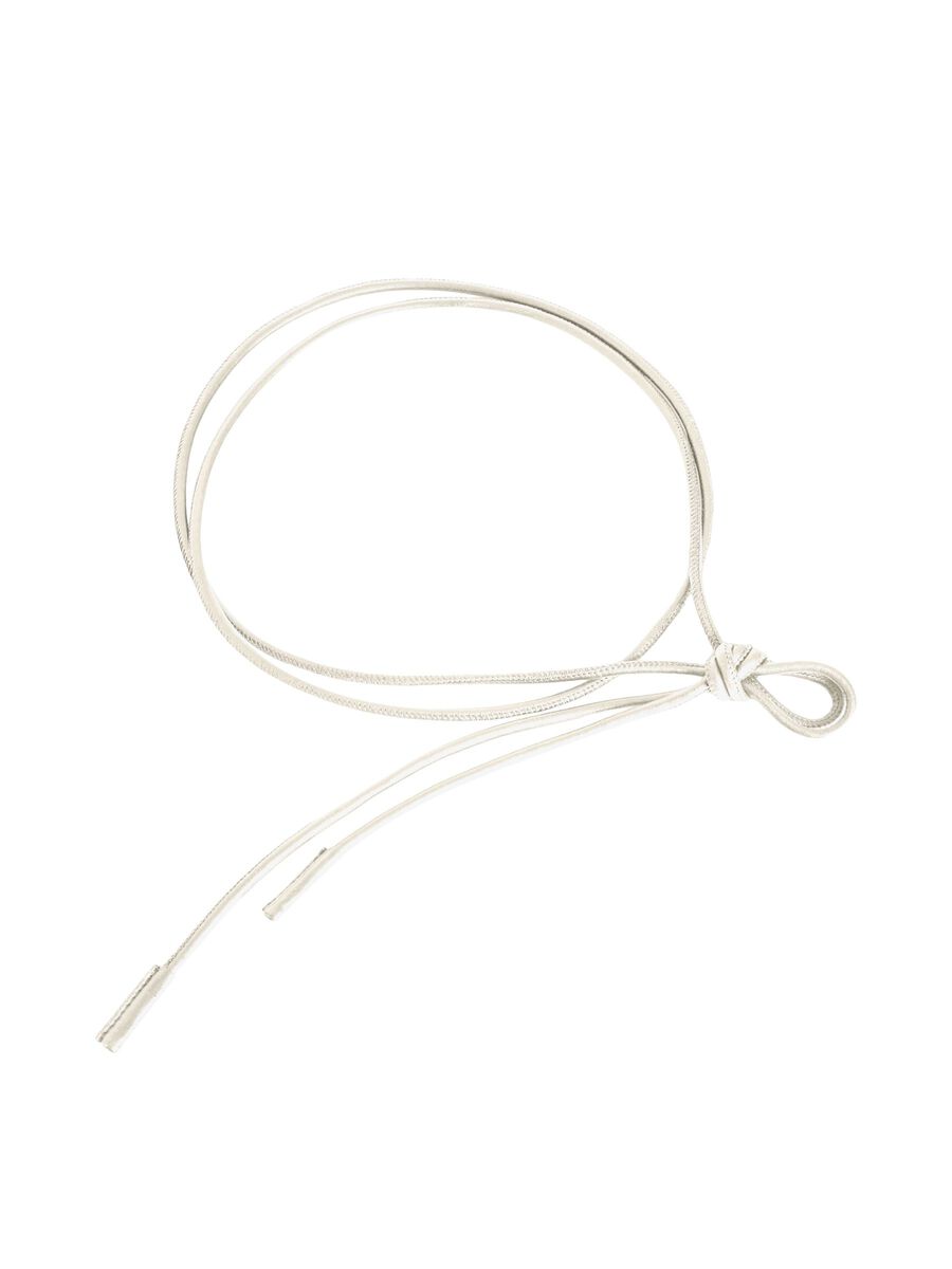 Product tile image - ROPE LEATHER BELT, Cloud Dancer | 14110094_CloudDancer