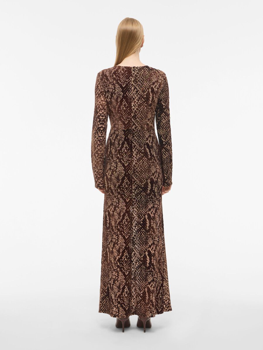 Carousel image - LONG SLEEVED MAXI DRESS, Chicory Coffee | 2