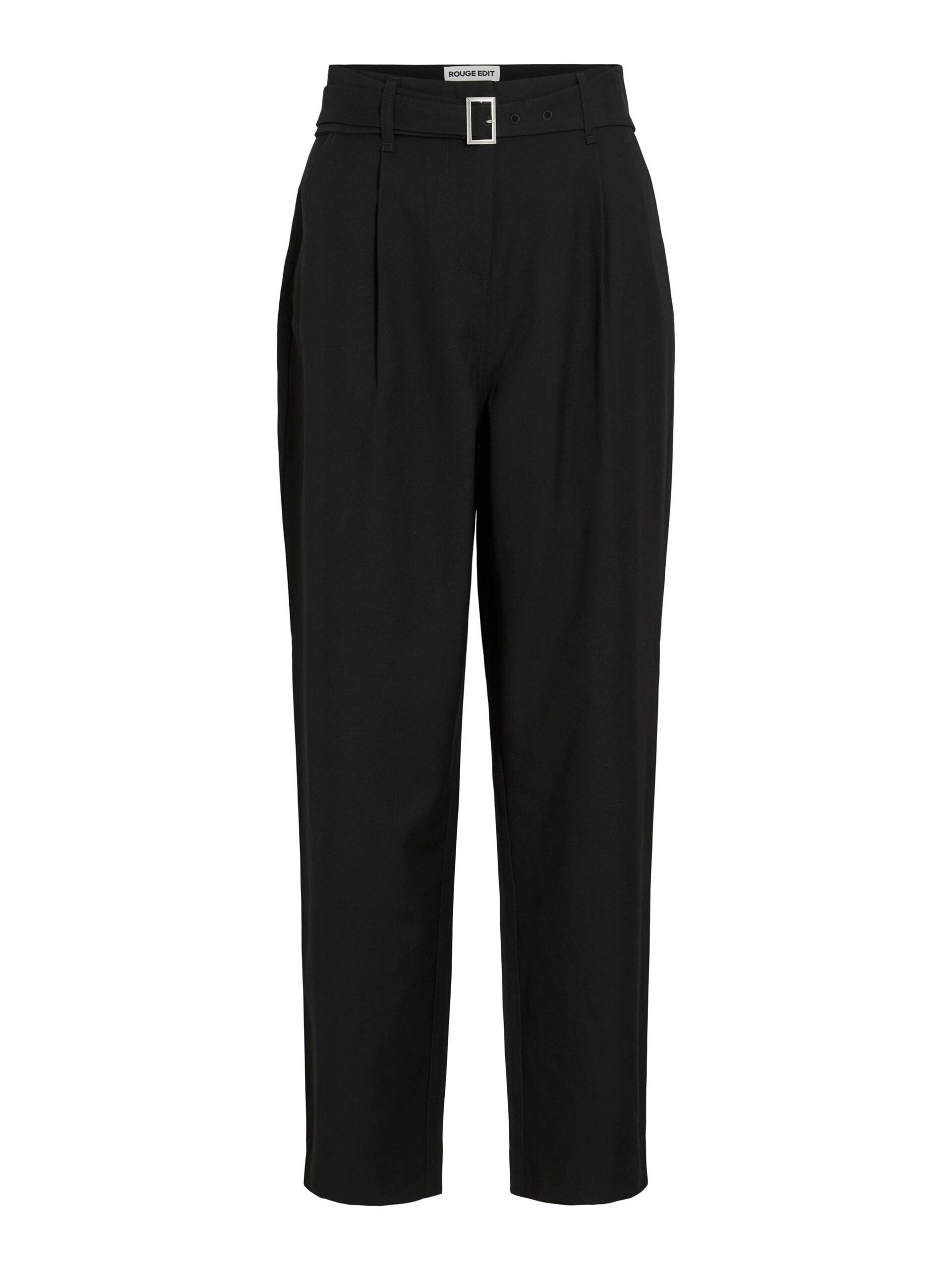 Carousel image - MID-WAIST TAPERED TROUSERS, Meteorite | 5
