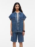 VILA OVERSIZED DENIM VEST, Dark Medium Blue Denim, highres - 14107739_DarkMediumBlueDenim_003.jpg