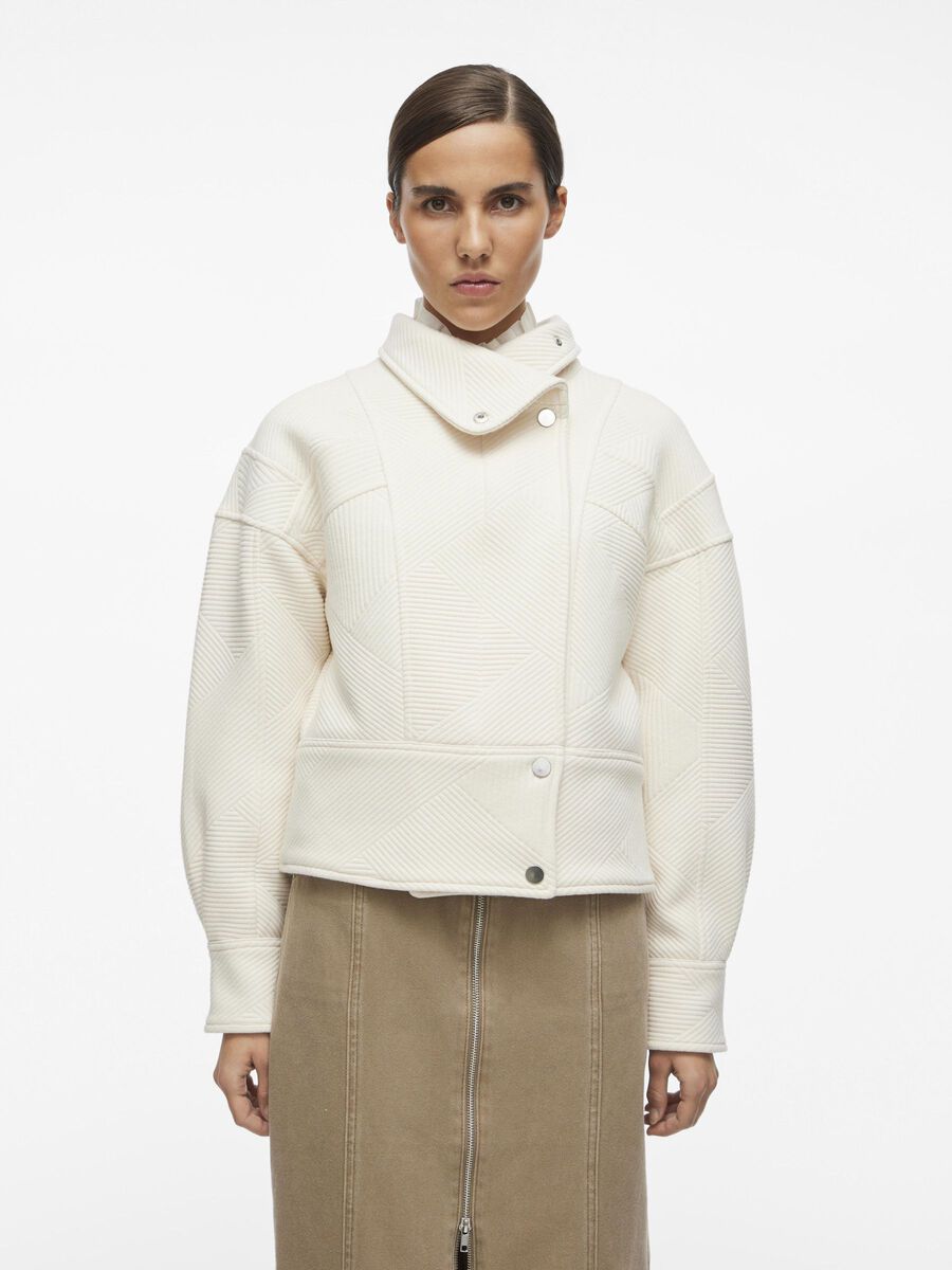 VILA HIGH NECK JACKET, Birch, highres - 14102843_Birch_003.jpg
