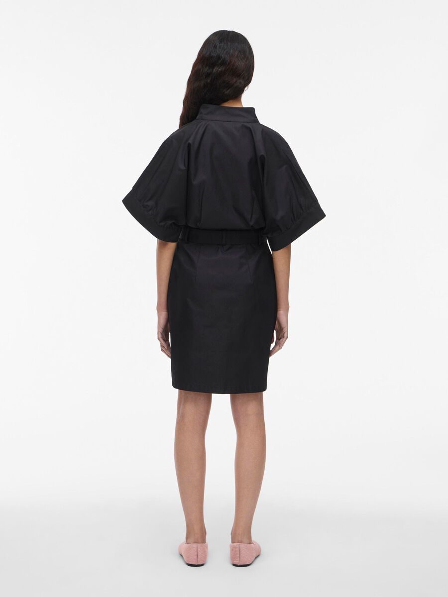 VILA SHORT SLEEVED SHORT DRESS, Meteorite, highres - 14109238_Meteorite_004.jpg