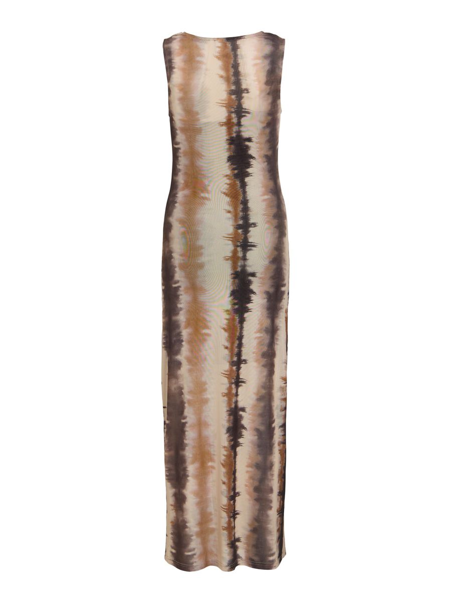 Carousel image 2 SLEEVELESS MAXI DRESS, Coffee Lique&uacute;r