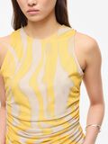 Product image thumbnail - ROUND NECK SLEEVELESS TOP, Birch | 3