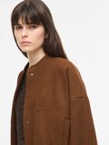 Product image thumbnail - BUTTONED BOMBER JACKET, Coffee Lique&uacute;r | 5