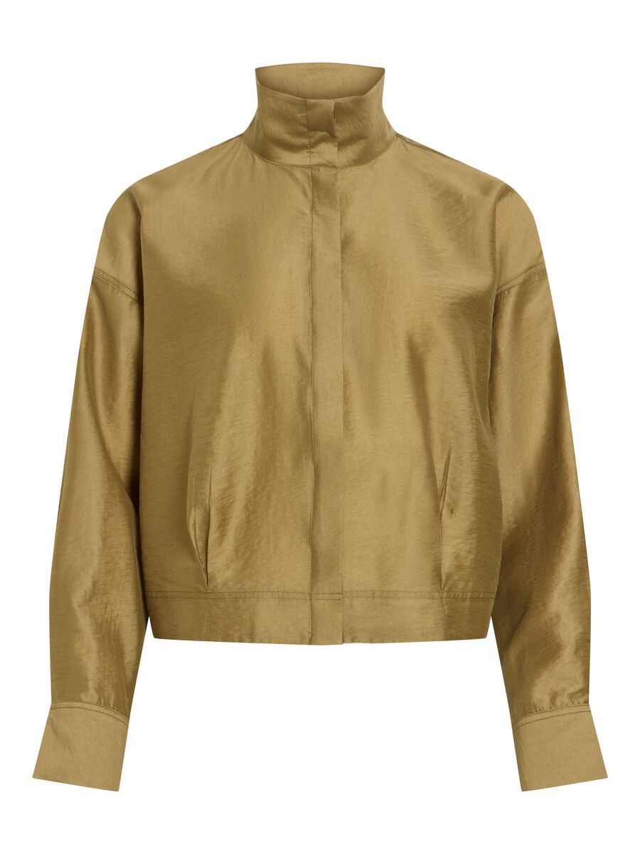 Product tile image - HIGH NECK SHIRT, Gothic Olive | 14112482_GothicOlive