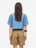 Product image thumbnail -  SHORT DENIM BLAZER, Light Blue Denim | 2