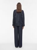Product image thumbnail - HIGH WAIST WIDE FIT JEANS, Dark Blue Denim | 2