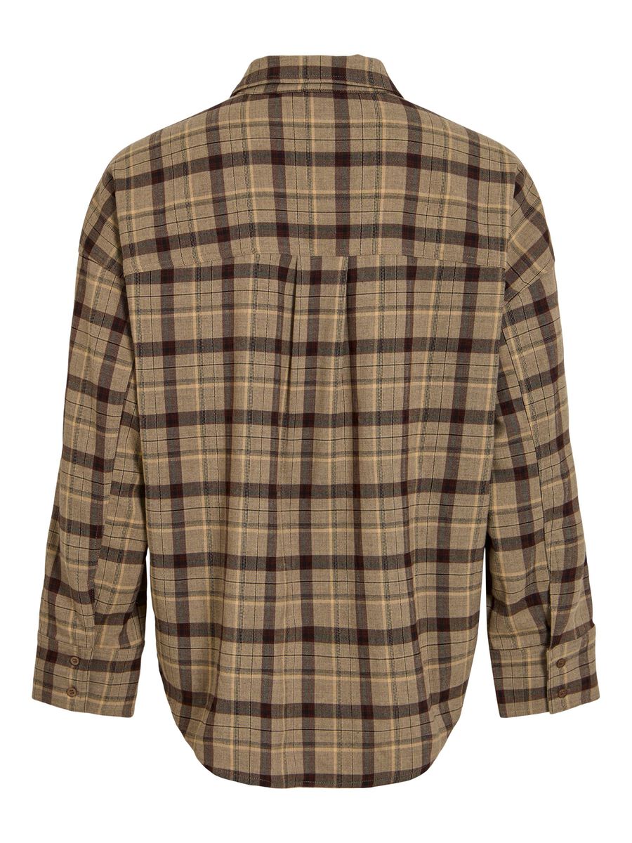 Carousel image - CHECKED  LONG SLEEVED SHIRT, Pelican | 2