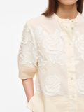 Product image thumbnail - MANDARIN COLLAR SHORT SLEEVED SHIRT, Birch | 3