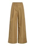 Product image thumbnail - MID-WAIST WIDE-LEG TROUSERS, Gothic Olive | 1