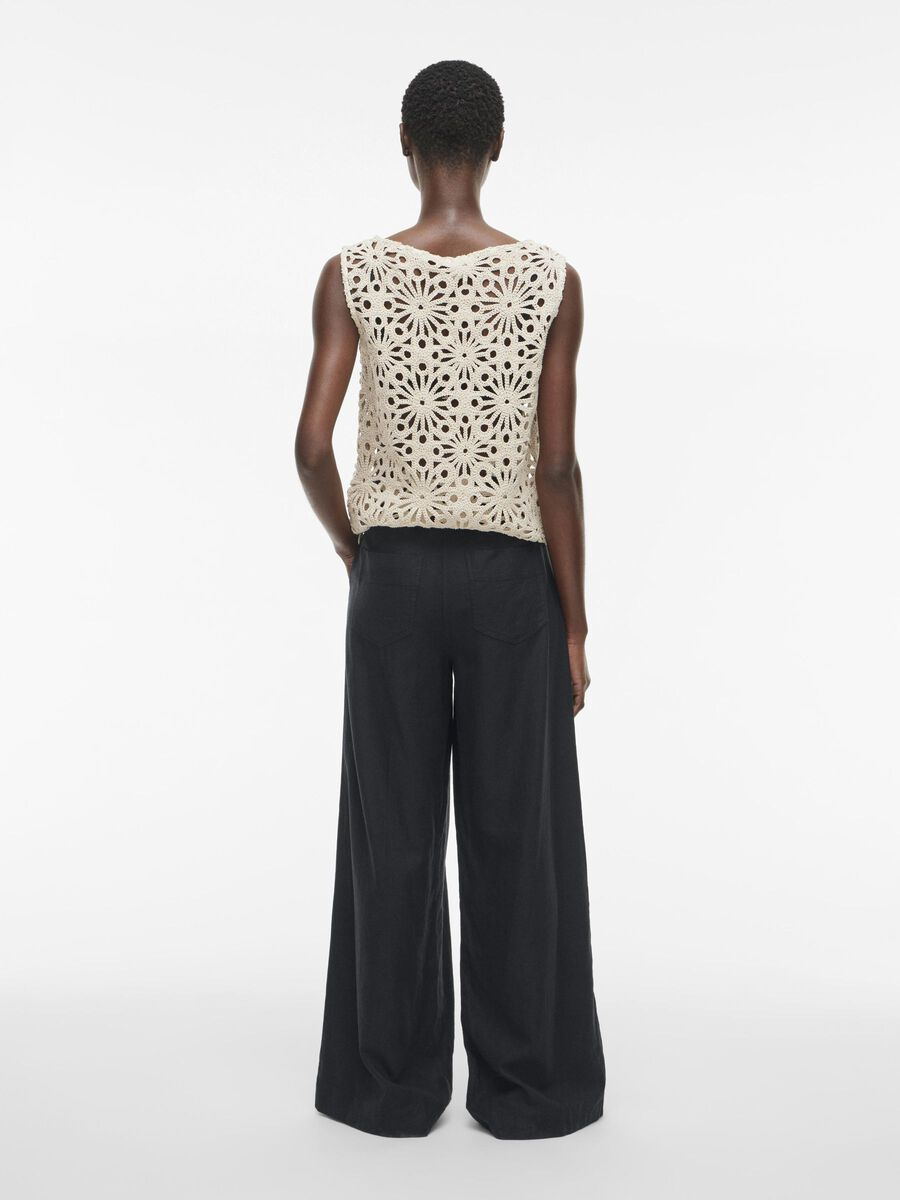 VILA HIGH WAIST TROUSERS, Meteorite, highres - 14105782_Meteorite_004.jpg