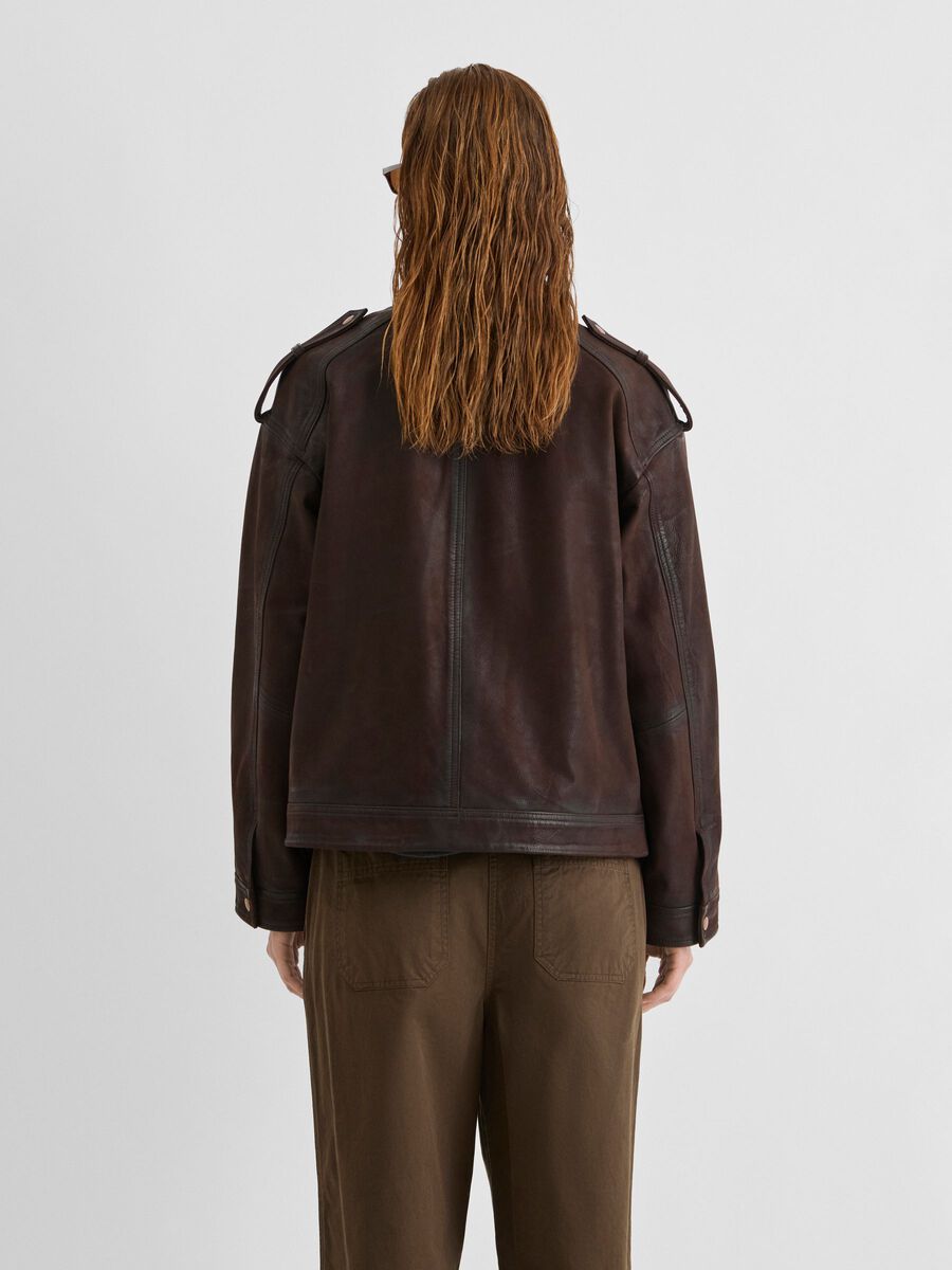 Carousel image 2 SUEDE JACKET, Bitter Chocolate