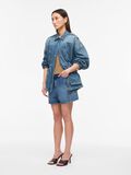 Product image thumbnail - BUTTONED DENIM JACKET, Dark Medium Blue Denim | 4