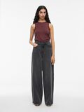 VILA WIDE FIT HIGH WAISTED JEANS, Meteorite, highres - 14108424_Meteorite_005.jpg