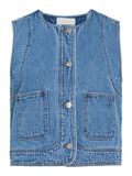 Product image thumbnail - DENIM WAISTCOAT, Dark Medium Blue Denim | 5