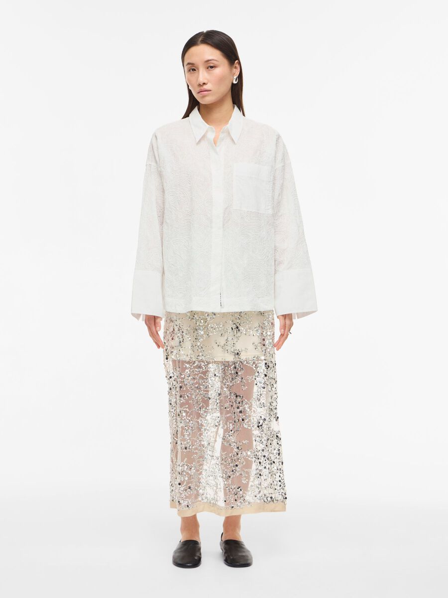 Carousel image - OVERSIZED SHIRT, Cloud Dancer | 4