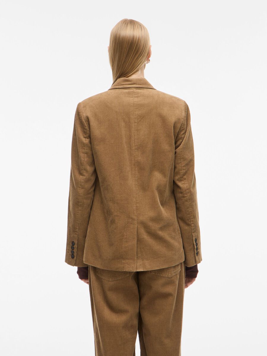 Carousel image - CORDUROY BLAZER, Otter | 2