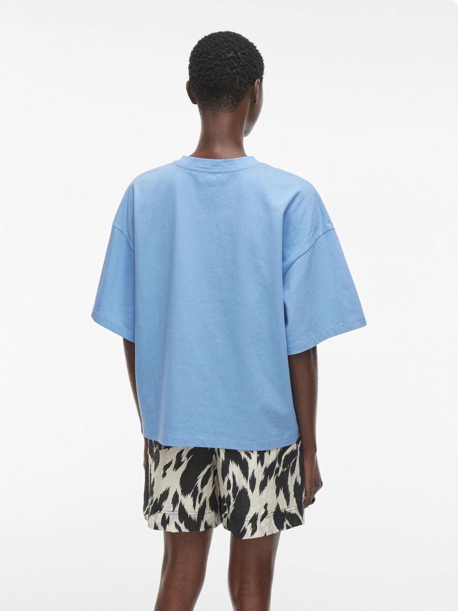 VILA OVERSIZED T-SHIRT, Little Boy Blue, highres - 14107585_LittleBoyBlue_004.jpg