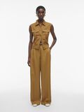 VILA SLEEVELESS SHIRT, Bone Brown, highres - 14105911_BoneBrown_005.jpg