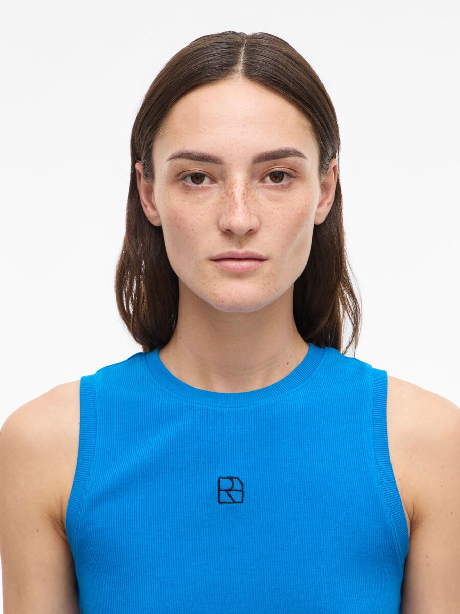 Carousel image - ROUND NECK TANK TOP, Directoire Blue | 3