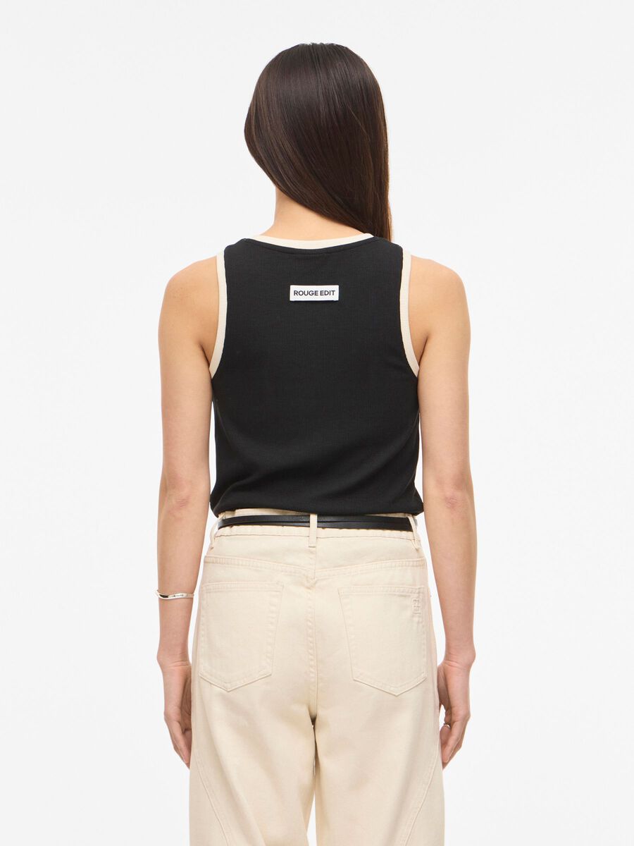 Carousel image - ROUND NECK TANK TOP, Meteorite | 2