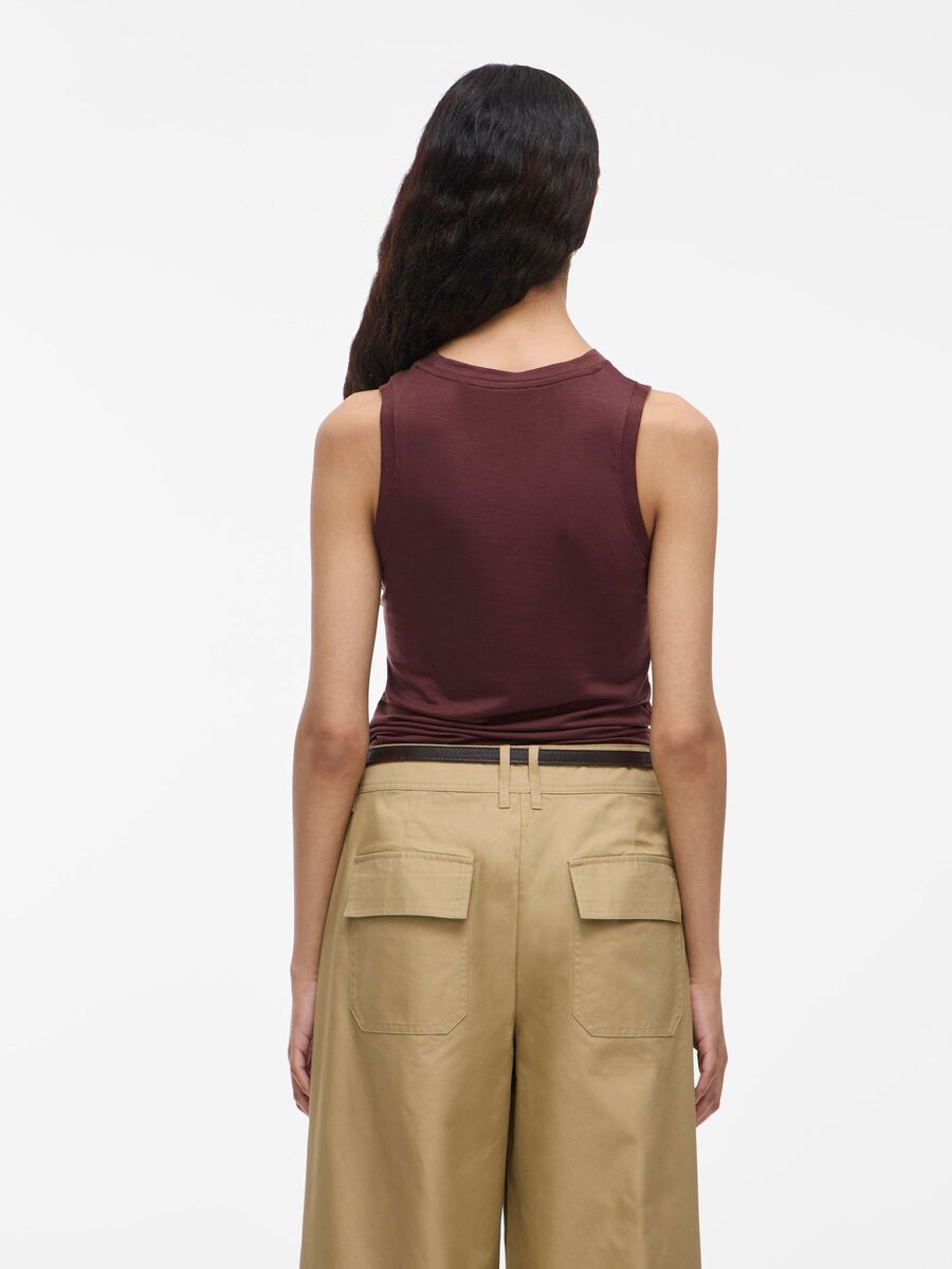 VILA SLEEVELESS TANK TOP, Decadent Chocolate, highres - 14108015_DecadentChocolate_1208379_004.jpg
