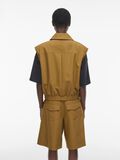 VILA ZIPPER WAISTCOAT, Bone Brown, highres - 14105808_BoneBrown_004.jpg