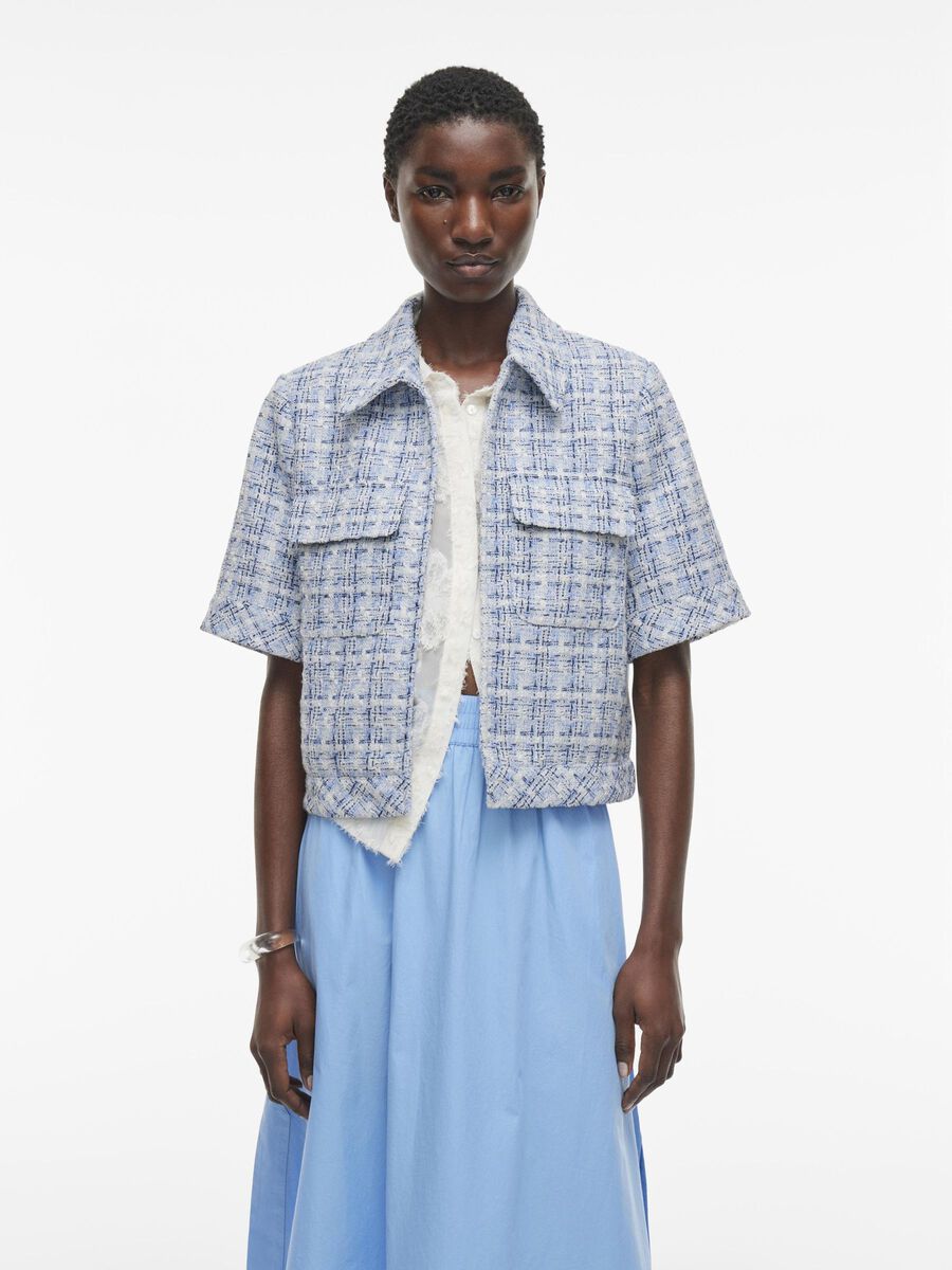 VILA SHORT SLEEVED BLAZER, Little Boy Blue, highres - 14105804_LittleBoyBlue_003.jpg