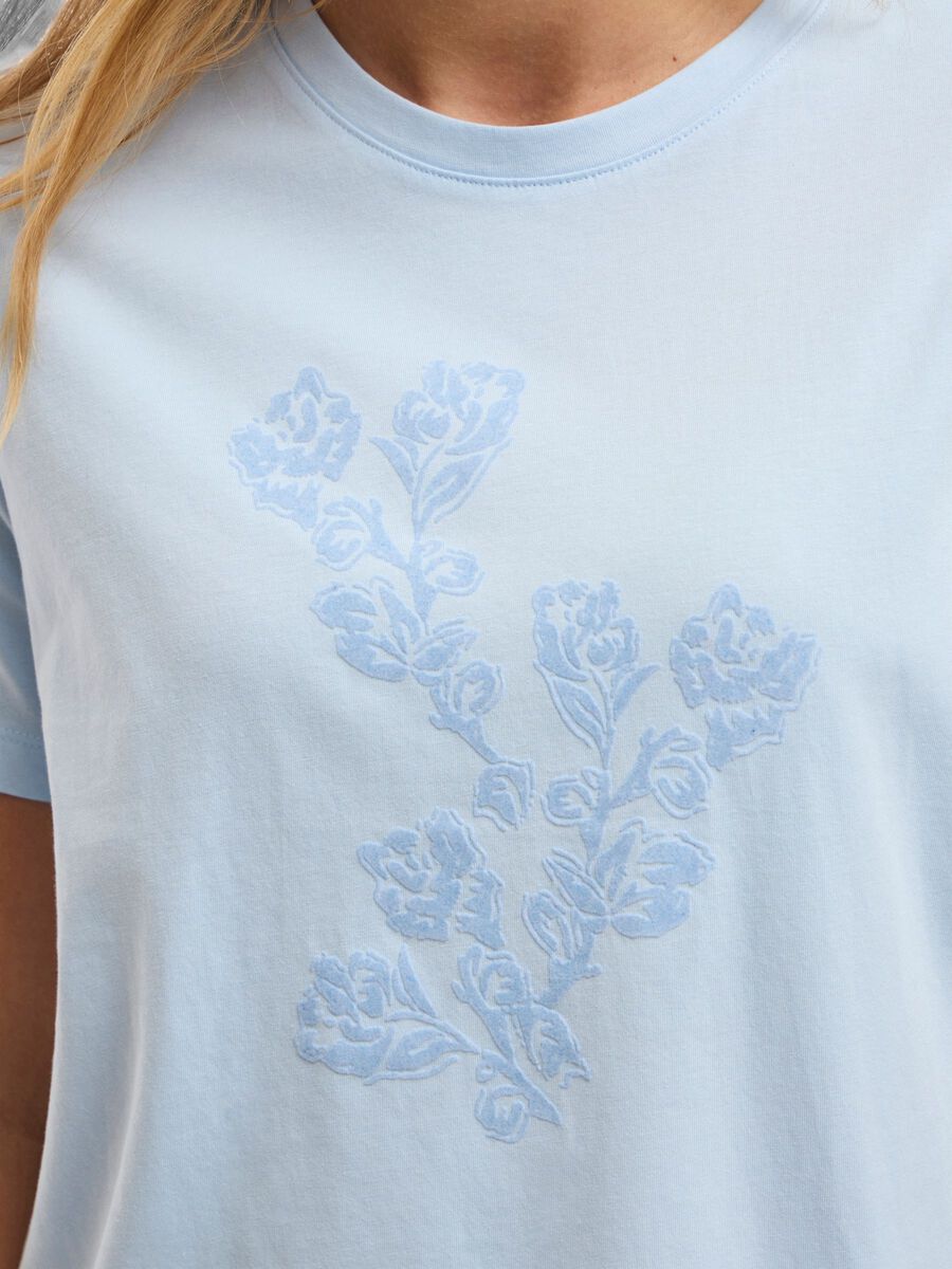 Carousel image - VISYBILLA ROUND NECK SHORT-SLEEVED T-SHIRT, Nantucket Breeze | 3