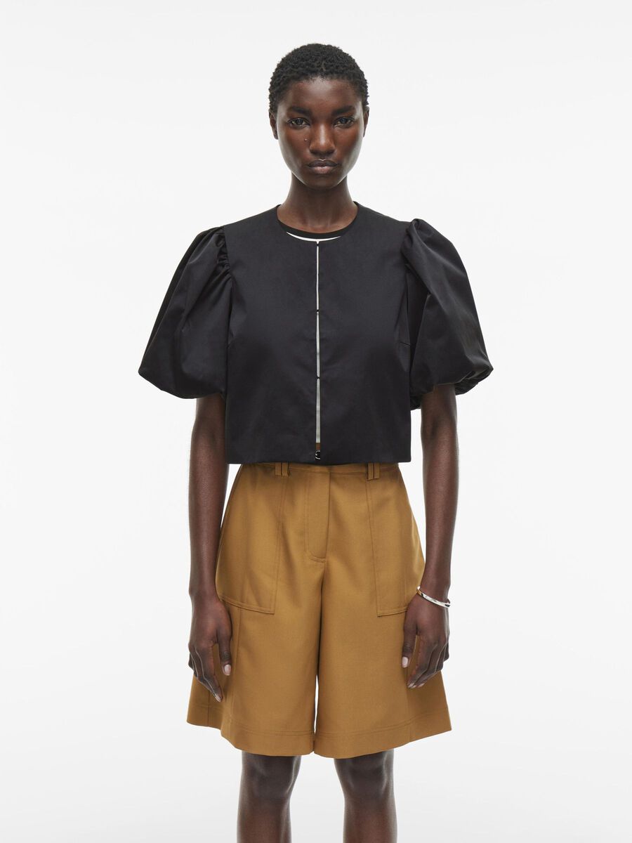 VILA ROUND NECK SHORT SLEEVED TOP, Meteorite, highres - 14105877_Meteorite_003.jpg