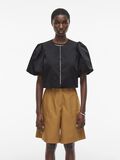 VILA ROUND NECK SHORT SLEEVED TOP, Meteorite, highres - 14105877_Meteorite_003.jpg