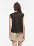 Product image thumbnail - TIE FRONT SLEEVELESS TOP, Meteorite | 2