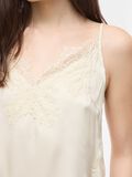 Product image thumbnail - LACE TRIM STRAP TOP, Birch | 5