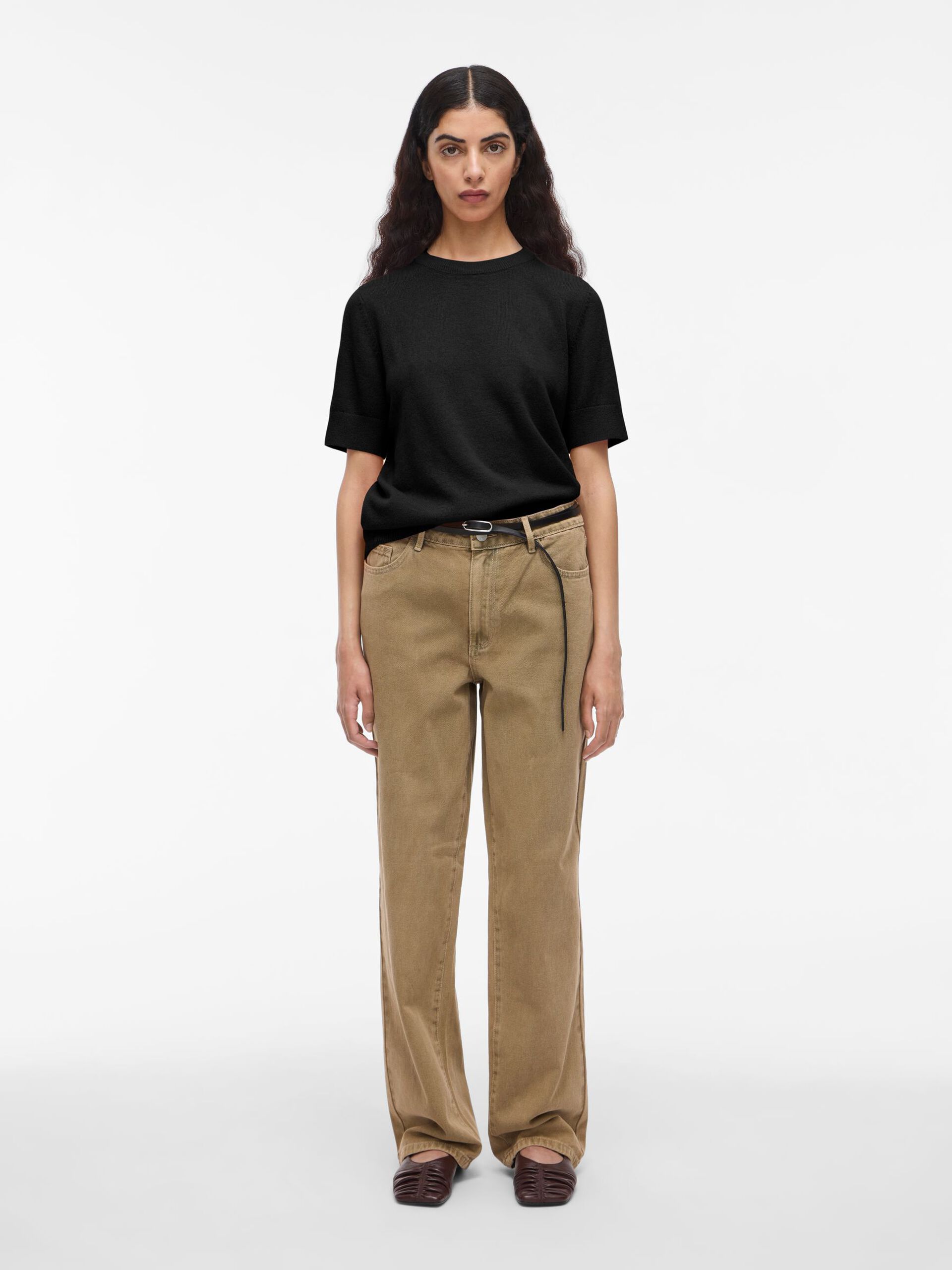 Carousel image - WOOL BLEND KNITTED TOP, Meteorite | 4