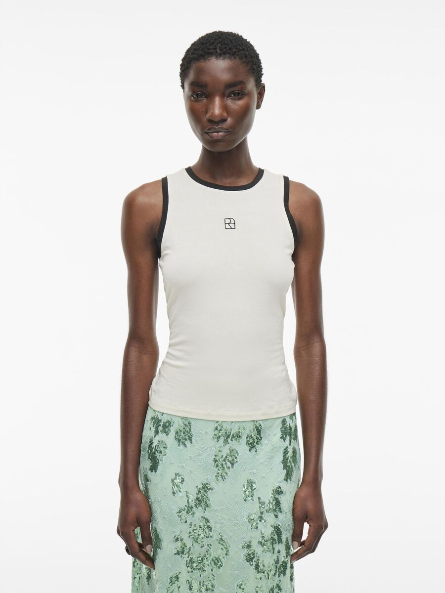 VILA SLEEVELESS TANK TOP, Birch, highres - 14106765_Birch_1184015_003.jpg