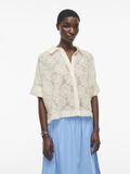 VILA SHORT SLEEVED SHIRT, Birch, highres - 14105930_Birch_003.jpg