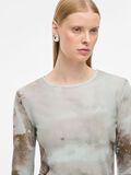 Product image thumbnail - ROUND NECK LONG SLEEVED TOP, Aquifer | 3