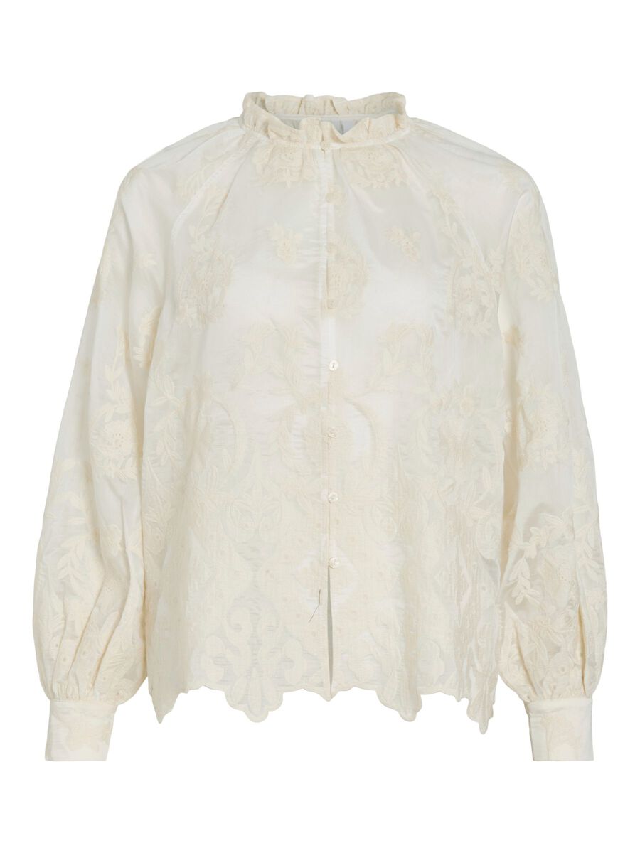 Product tile image - HIGH NECK SHIRT, Birch | 14110291_Birch