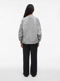 VILA LONG SLEEVED SWEATSHIRT, Light Grey Melange, highres - 14108181_LightGreyMelange_004.jpg