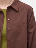 Product image thumbnail - COTTON LONG SLEEVED SHIRT, Chicory Coffee | 3