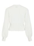 Product image thumbnail - V-NECK LONG SLEEVED SHIRT, Cloud Dancer | 2