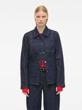 Product image thumbnail - COTTON DENIM SHIRT, Dark Blue Denim | 1