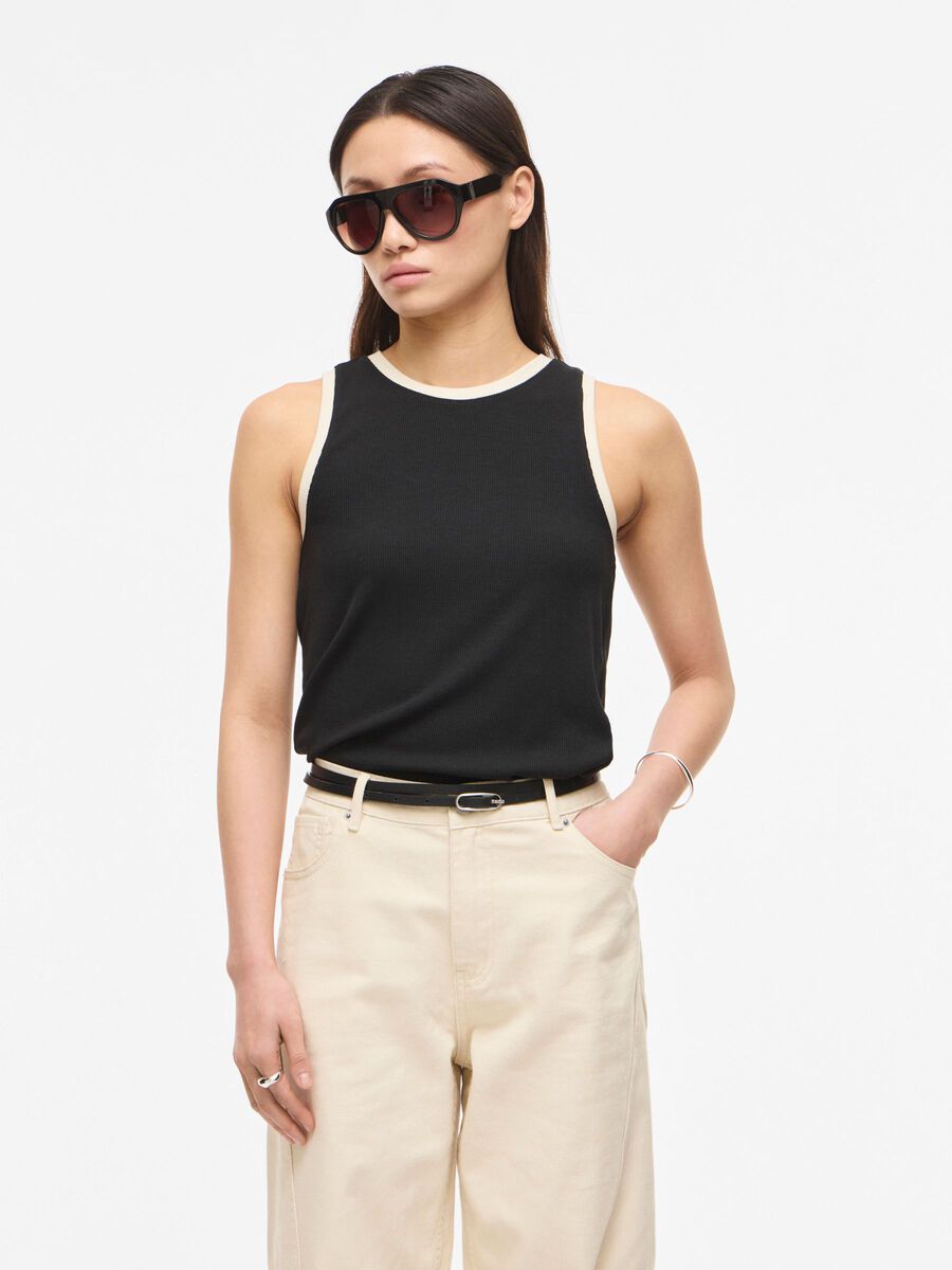 Product tile image - ROUND NECK TANK TOP, Meteorite | 14114714_Meteorite_1260232